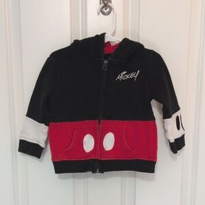 Mickey Mouse Zip Up Hoodie